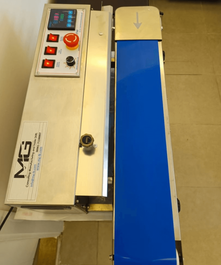 Continuous Mini Bag Sealer MG SARL CONSULTING MANUFACTURING AND TRADE